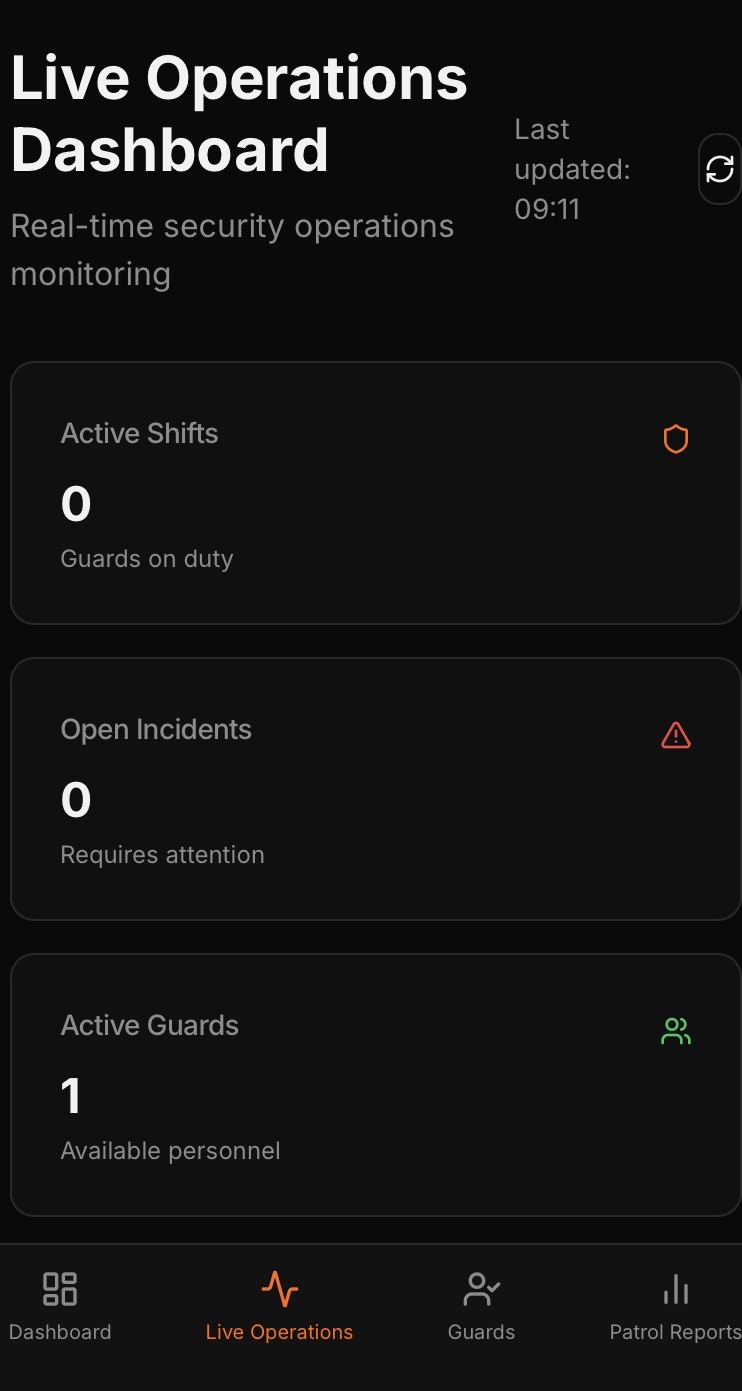 Live Operations Dashboard
